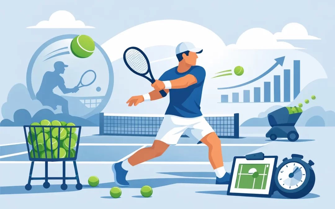 How to Practice Tennis Smarter and Improve Faster