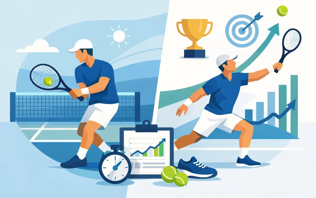 Tennis Match Performance Improvement Example