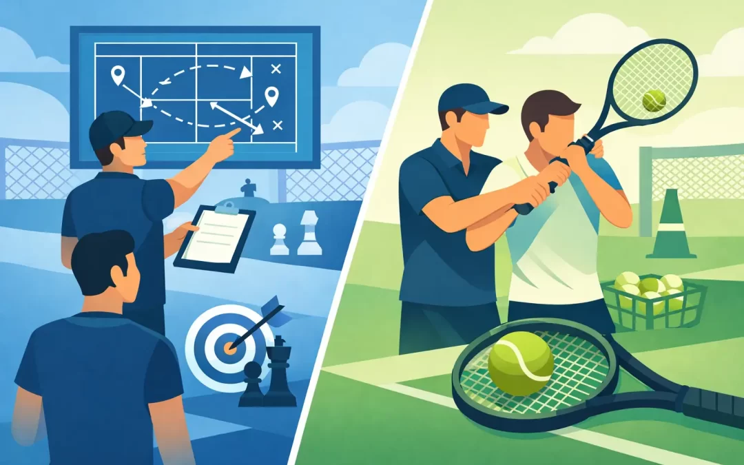 Tennis Strategy Coaching vs Stroke Coaching