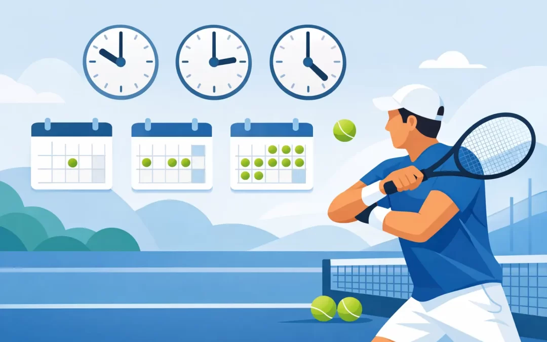 Tennis Lesson Frequency: How Often to Train